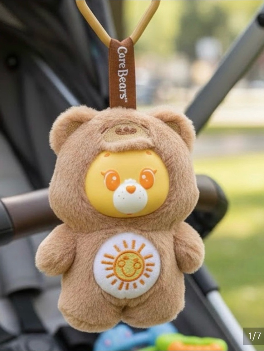 Care Bears Animal Costume Scented Mini Vinyl Plush Pendant - Funshine Bear